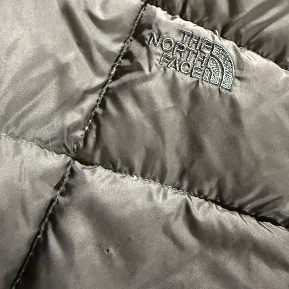 North Face Metropolis Parka Womens Small Black 550 Down Hooded Quilted Puffer - Picture 8 of 15